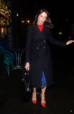 ANDREA MCLENA Arrives at Frankie Bridge