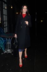 ANDREA MCLENA Arrives at Frankie Bridge
