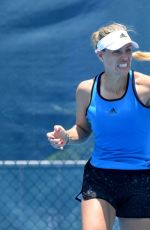 ANGELIQUE KERBER at 2020 Brisbane International Previews 01/04/2020