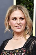 ANNA PAQUIN at 77th Annual Golden Globe Awards in Beverly Hills 01/05/2020