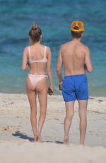 ANNE WINTERS in Bikini on the Beach in Tulum 01/28/2020