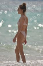ANNE WINTERS in Bikini on the Beach in Tulum 01/28/2020