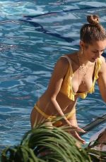 ANNEMARIE CARPENDALE in Bikini at a Pool in Miami 01/04/2020