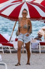 ANNEMARIE CARPENDALE in Bikini on the Beach in Miami 01/03/2020