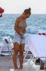 ANNEMARIE CARPENDALE in Bikini on the Beach in Miami 01/03/2020