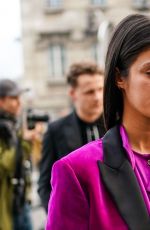ANYA CHALOTRA Out at Paris Fashion Week 01/19/2020