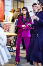 ANYA CHALOTRA Out at Paris Fashion Week 01/19/2020