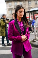 ANYA CHALOTRA Out at Paris Fashion Week 01/19/2020