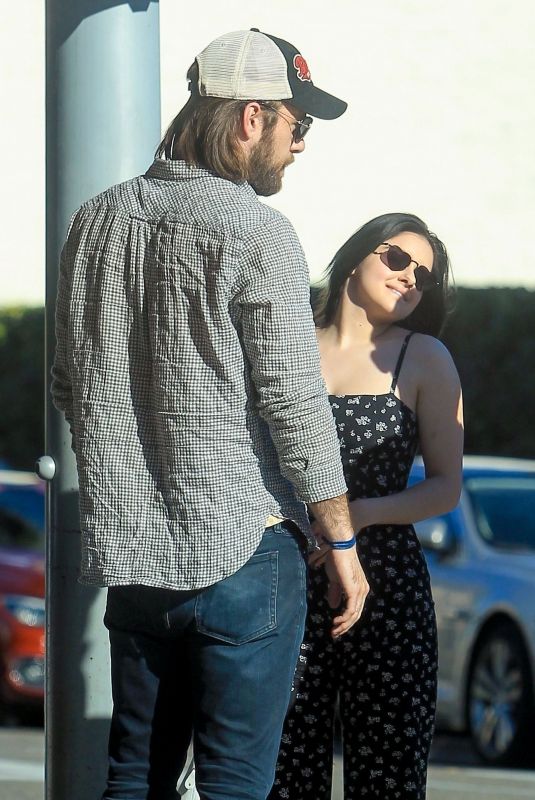 ARIEL WINTER and Luke Benward at Il Pastaio in Beverly Hills 01/06/2020