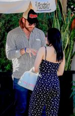 ARIEL WINTER and Luke Benward at Il Pastaio in Beverly Hills 01/06/2020