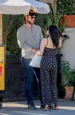 ARIEL WINTER and Luke Benward at Il Pastaio in Beverly Hills 01/06/2020