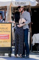 ARIEL WINTER and Luke Benward at Il Pastaio in Beverly Hills 01/06/2020