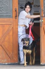 ARIEL WINTER Leaves a Vet Office with Her Dog in Studio City 01/31/2020