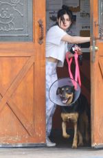 ARIEL WINTER Leaves a Vet Office with Her Dog in Studio City 01/31/2020