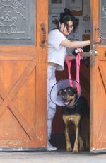 ARIEL WINTER Leaves a Vet Office with Her Dog in Studio City 01/31/2020