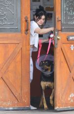 ARIEL WINTER Leaves a Vet Office with Her Dog in Studio City 01/31/2020