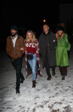 ASHLEE SIMPSON, RHODA and TRACEE ELLIS ROSS Out for Dinner in Aspen 12/27/2019