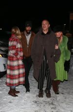 ASHLEE SIMPSON, RHODA and TRACEE ELLIS ROSS Out for Dinner in Aspen 12/27/2019