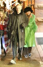 ASHLEE SIMPSON, RHODA and TRACEE ELLIS ROSS Out for Dinner in Aspen 12/27/2019