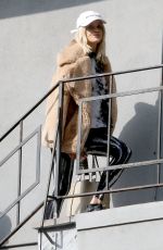 ASHLEY ROBERTS Arrives at Rehearsals for New Music Video in West Hollywood 01/16/2020