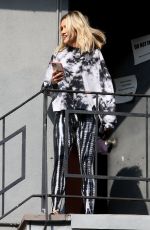 ASHLEY ROBERTS Arrives at Rehearsals for New Music Video in West Hollywood 01/16/2020