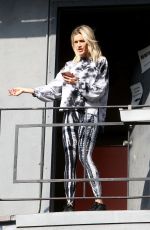ASHLEY ROBERTS Arrives at Rehearsals for New Music Video in West Hollywood 01/16/2020