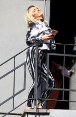 ASHLEY ROBERTS Arrives at Rehearsals for New Music Video in West Hollywood 01/16/2020