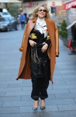 ASHLEY ROBERTS Leaves Heart Radio in London 01/09/2020