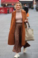 ASHLEY ROBERTS Leaves Heart Radio Studios in London 01/22/2020
