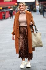 ASHLEY ROBERTS Leaves Heart Radio Studios in London 01/22/2020