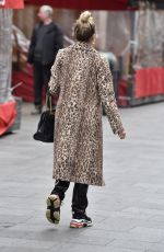 ASHLEY ROBERTS Leaves Heart Radios Studios in London 01/20/2020