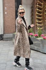 ASHLEY ROBERTS Leaves Heart Radios Studios in London 01/20/2020