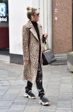 ASHLEY ROBERTS Leaves Heart Radios Studios in London 01/20/2020