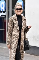 ASHLEY ROBERTS Leaves Heart Radios Studios in London 01/20/2020