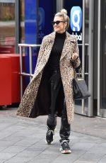 ASHLEY ROBERTS Leaves Heart Radios Studios in London 01/20/2020