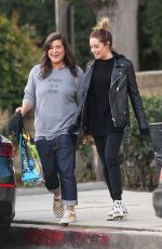 ASHLEY TISDALE and SABRINA JALEES Out for Lunch in Los Angeles 01/16/2020