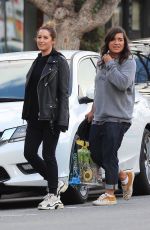ASHLEY TISDALE and SABRINA JALEES Out for Lunch in Los Angeles 01/16/2020