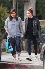 ASHLEY TISDALE and SABRINA JALEES Out for Lunch in Los Angeles 01/16/2020