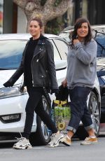 ASHLEY TISDALE and SABRINA JALEES Out for Lunch in Los Angeles 01/16/2020