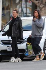 ASHLEY TISDALE and SABRINA JALEES Out for Lunch in Los Angeles 01/16/2020