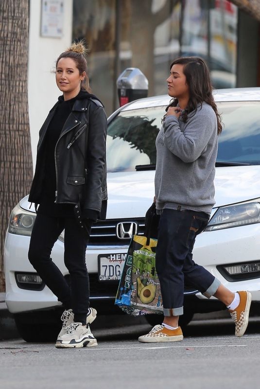 ASHLEY TISDALE and SABRINA JALEES Out for Lunch in Los Angeles 01/16/2020