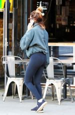 ASHLEY TISDALE Make up Free After Workout in Los Feliz 01/04/2020