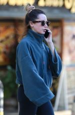 ASHLEY TISDALE Make up Free After Workout in Los Feliz 01/04/2020