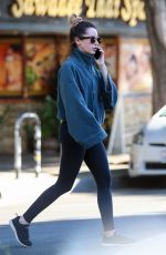 ASHLEY TISDALE Make up Free After Workout in Los Feliz 01/04/2020