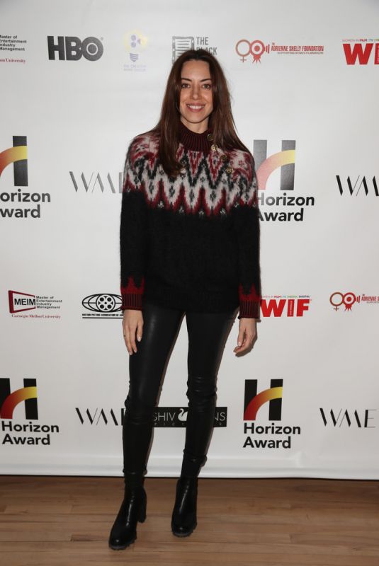 AUBREY PLAZA at 6th Annual Horizon Award at 2020 Sundance Film Festival 01/26/2020