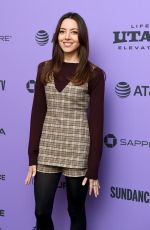 AUBREY PLAZA at Black Bear Premiere at 2020 Sundance Film Festival 01/24/2020