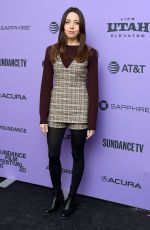 AUBREY PLAZA at Black Bear Premiere at 2020 Sundance Film Festival 01/24/2020