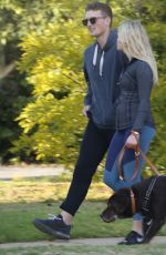 AVA PHILLIPPE Out with Her Boyfriend in Brentwood 01/13/2020