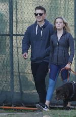 AVA PHILLIPPE Out with Her Boyfriend in Brentwood 01/13/2020