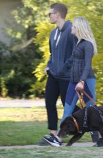 AVA PHILLIPPE Out with Her Boyfriend in Brentwood 01/13/2020